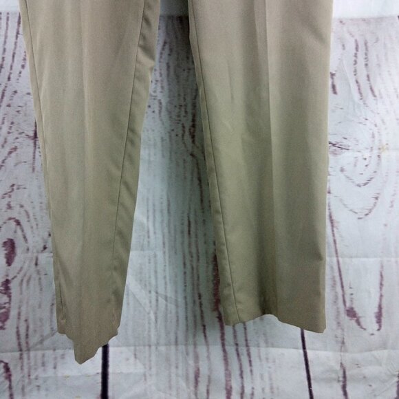 Jos A Bank Leadbetter Golf Tailored Fit Expandable Waist Tan Dress Pants 32x32FF - Picture 6 of 11